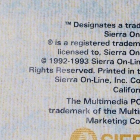 King's Quest VI Heir Today Gone Tomorrow PC Sierra 1992 RARE CD-Rom & Manuals - Picture 9 of 9